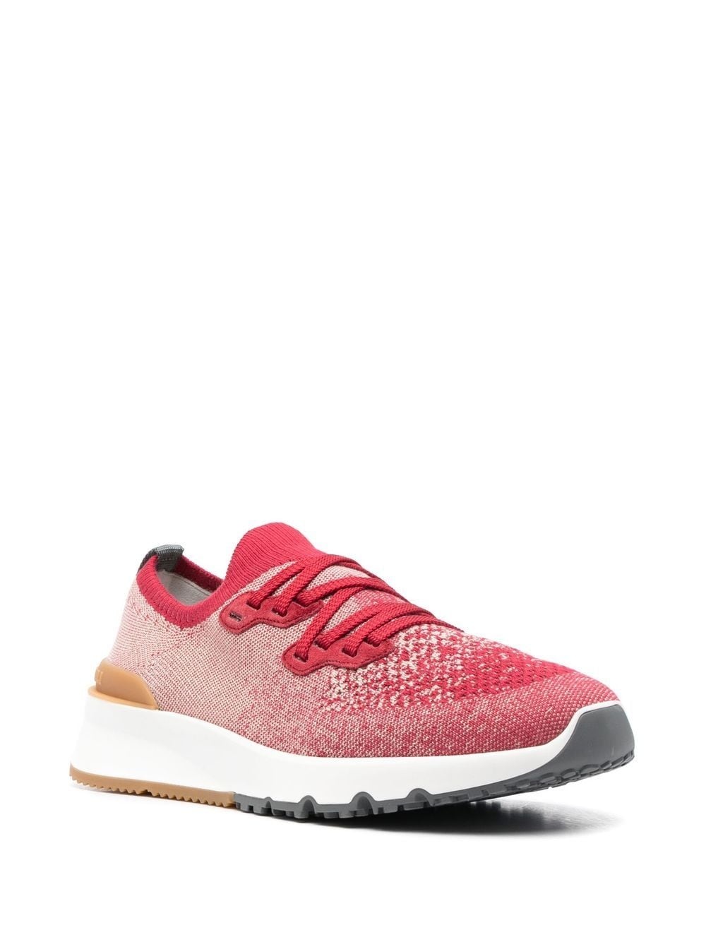 speckled low-top sneakers - 2