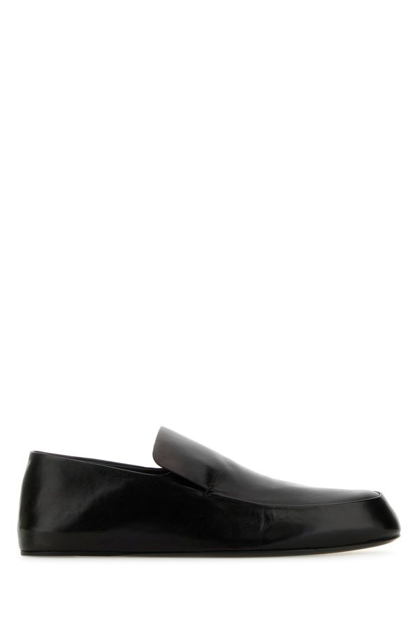 Black leather Tripon loafers - 1