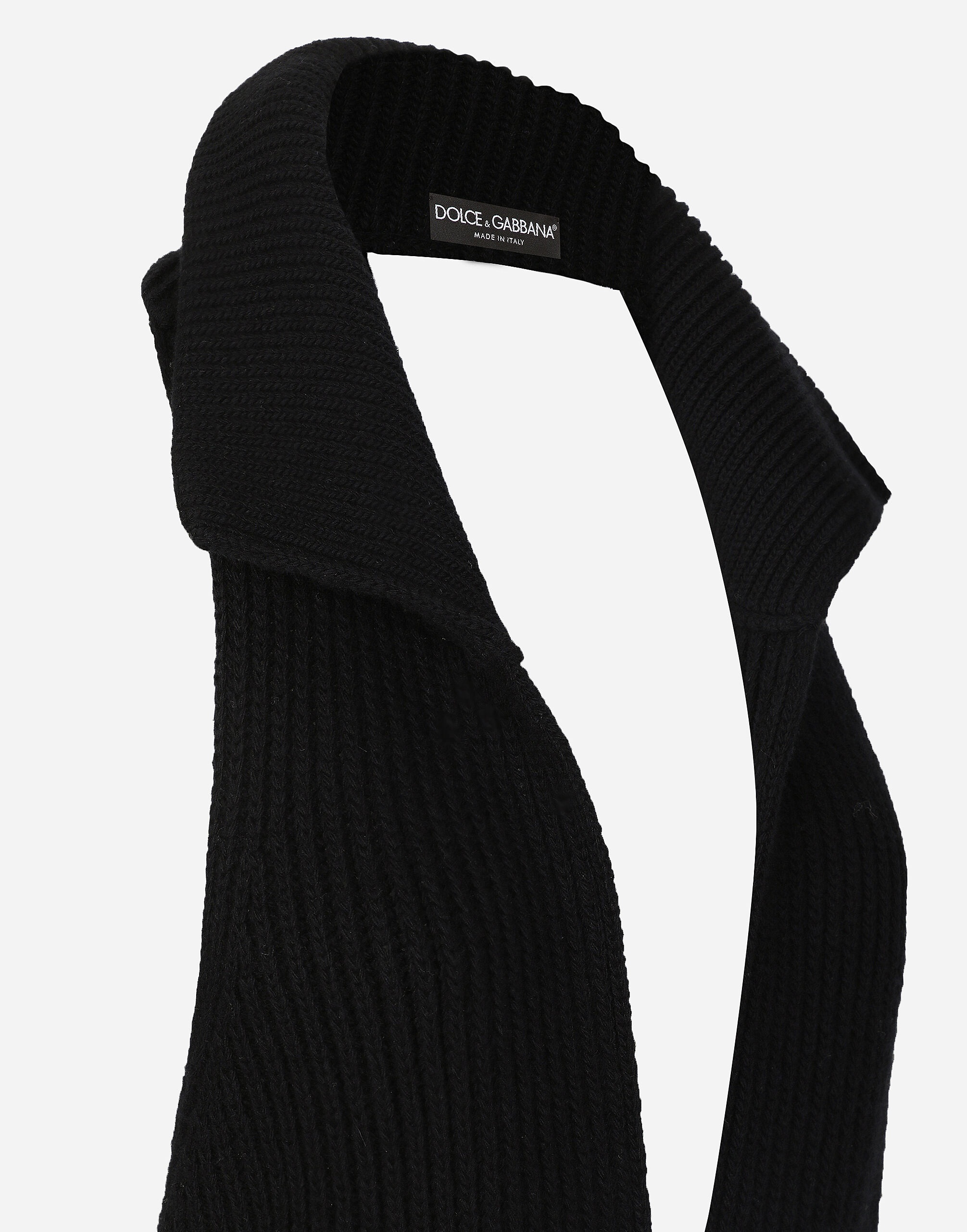 Long wool fisherman’s rib-knit vest - 5