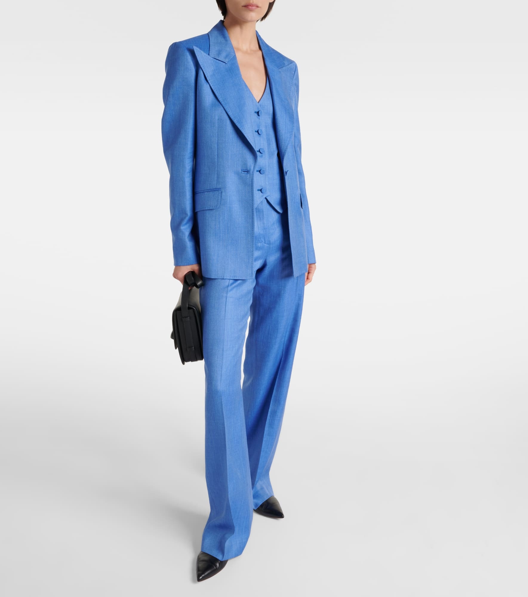 Leiva wool, silk, and linen blazer - 2