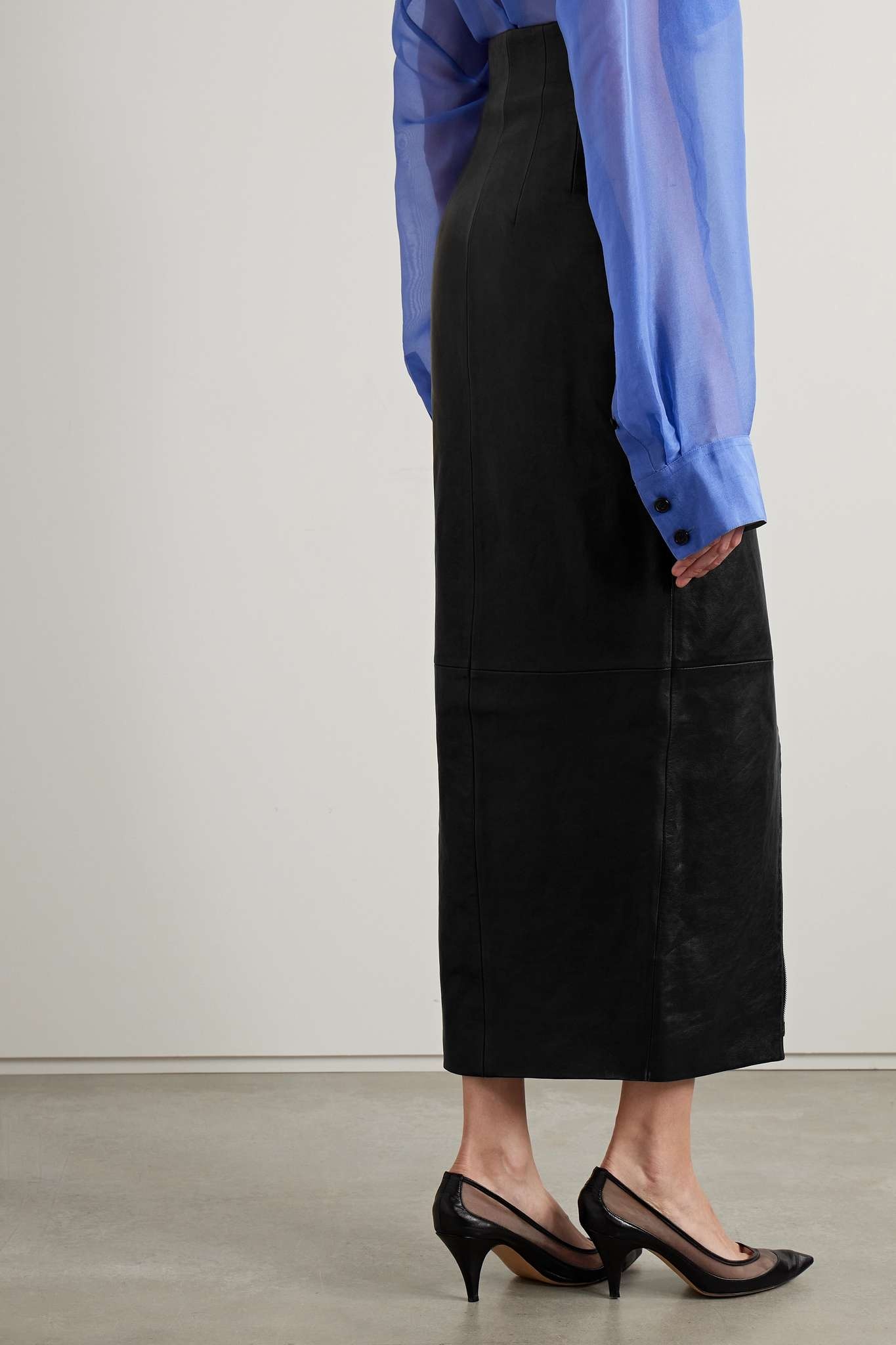 Ruddy leather maxi skirt - 3