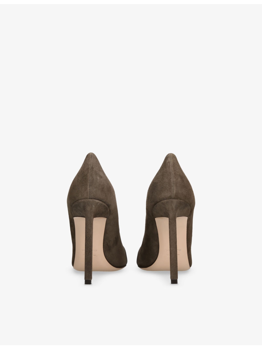 Eva 105 Suede Heeled Pumps - 4