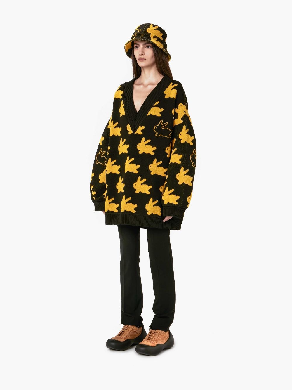BUNNY V NECK JUMPER - 5