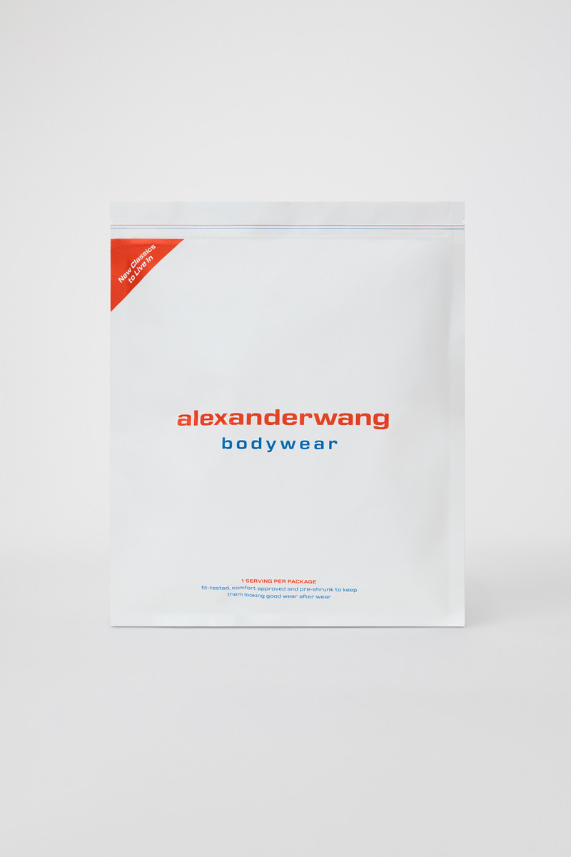 Alexander Wang UNISEX LONG SLEEVE IN COTTON WAFFLE THERMAL outlook
