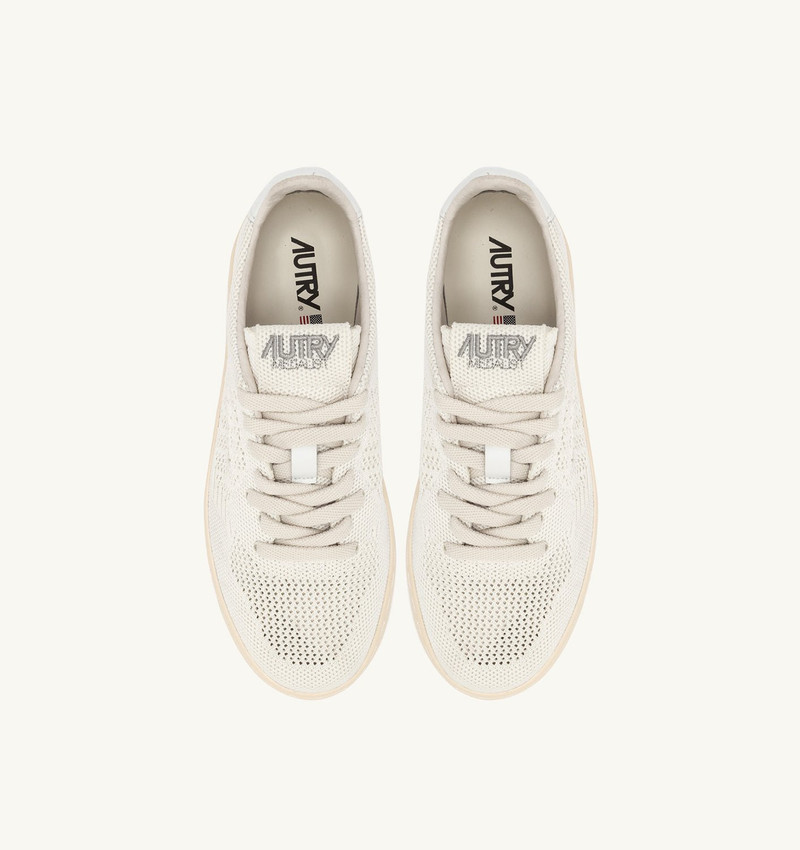 MEDALIST EASEKNIT LOW SNEAKERS IN IVORY WHITE FABRIC 5
