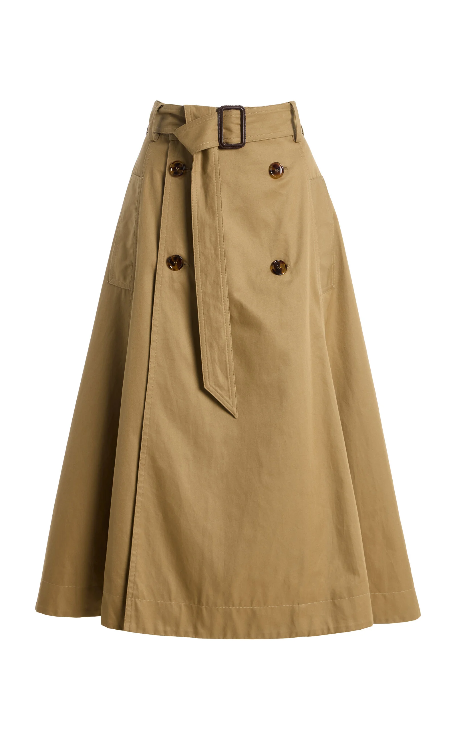 Stella Tailored Cotton Maxi Skirt - 1