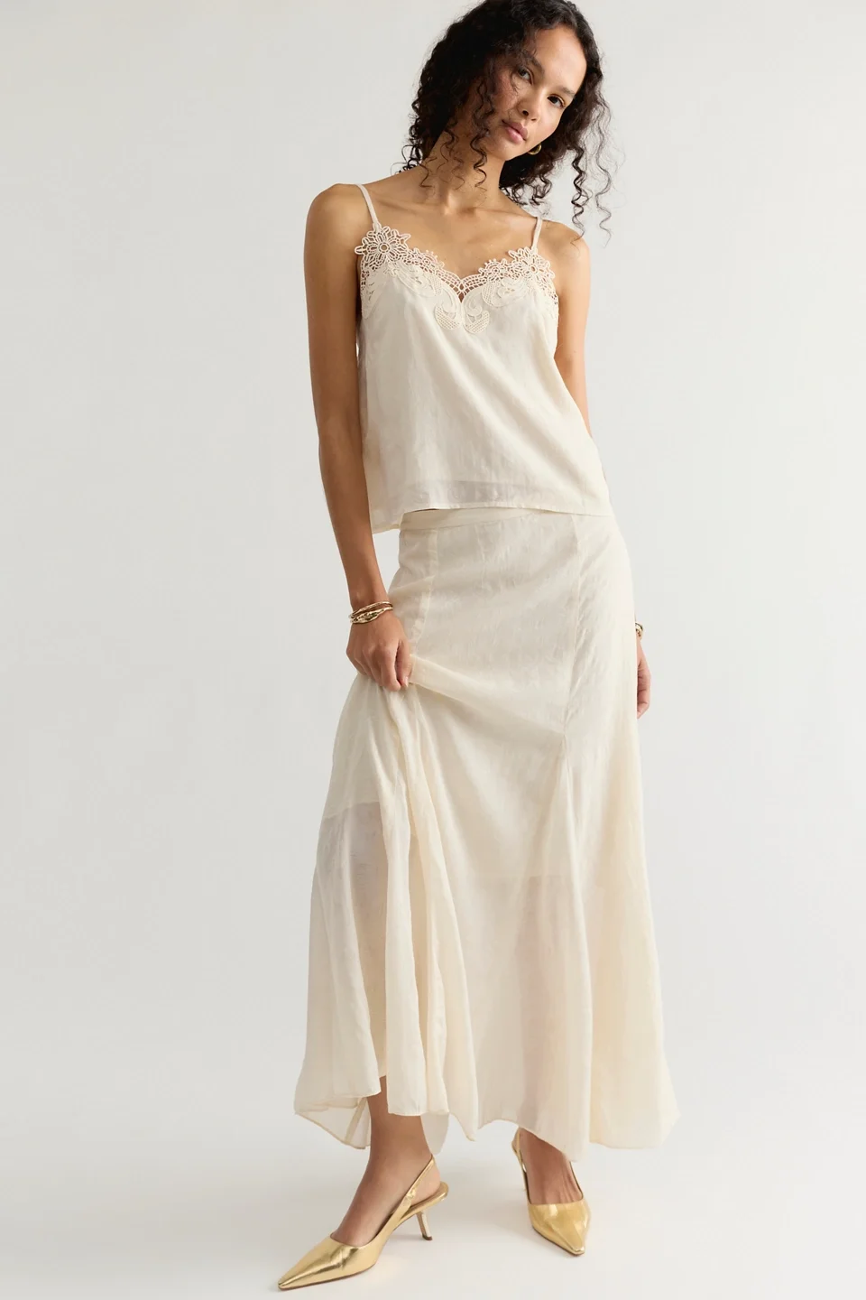 Night Spark Maxi Skirt Set - 1