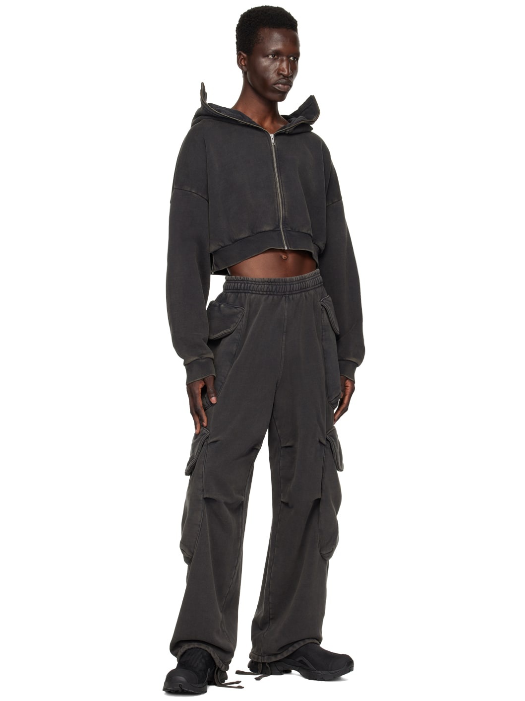 entire studios Black Heavy Gocar Cargo Pants | REVERSIBLE