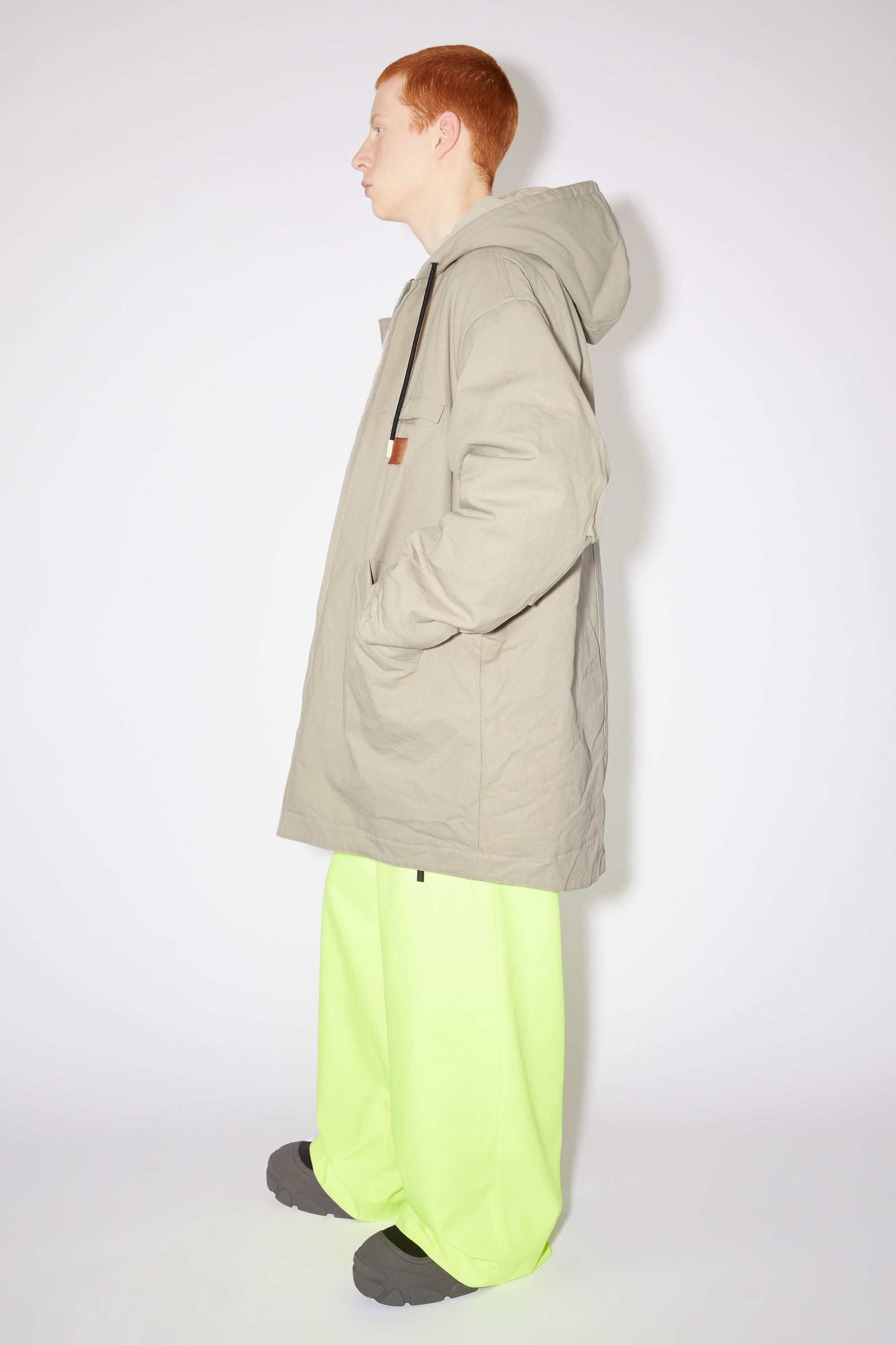 Cotton parka - Mushroom beige - 4