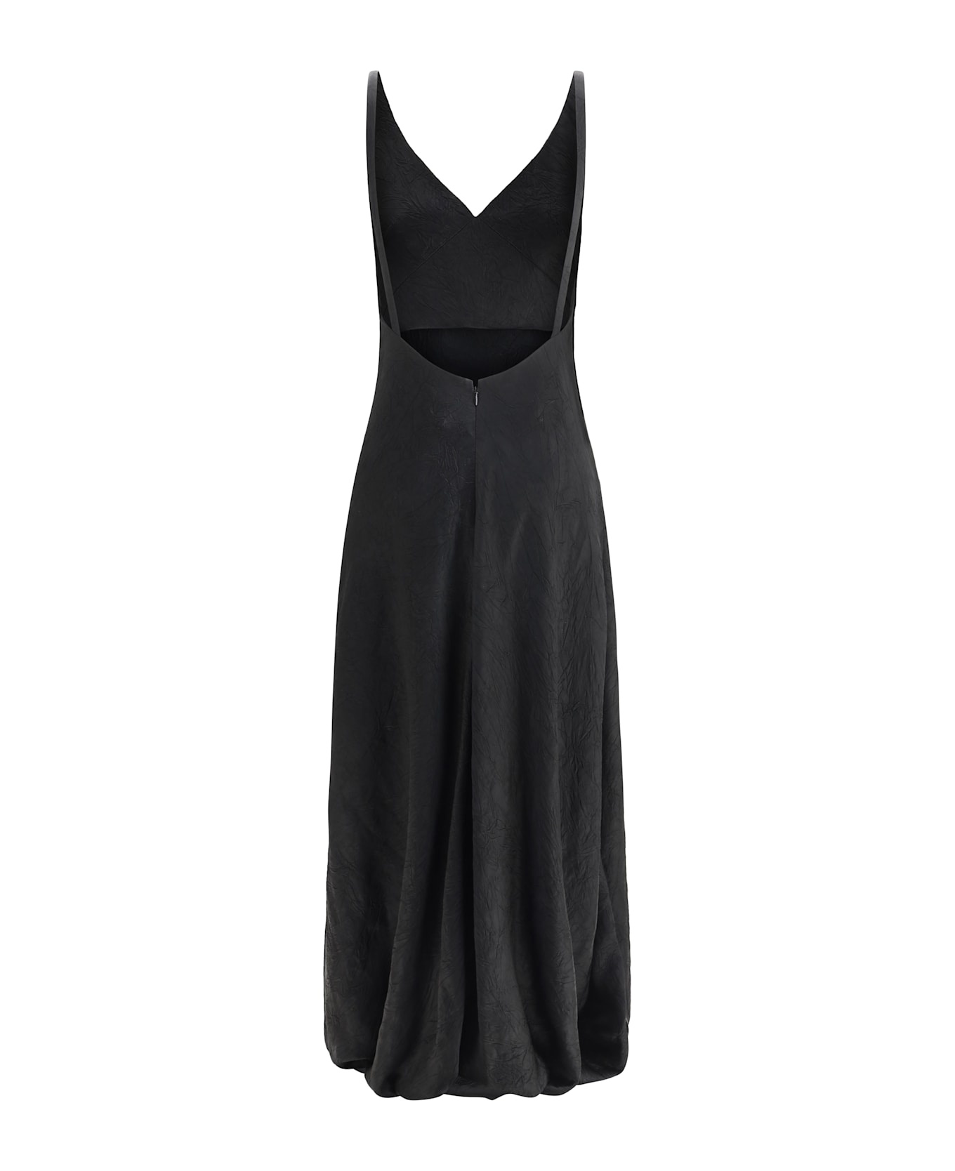 Cracked Finish Long Dress - 2