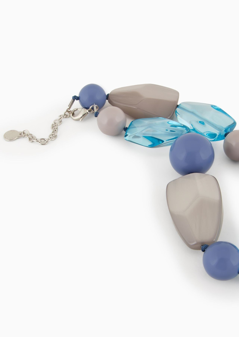 EMPORIO ARMANI Choker necklace with geometric components outlook