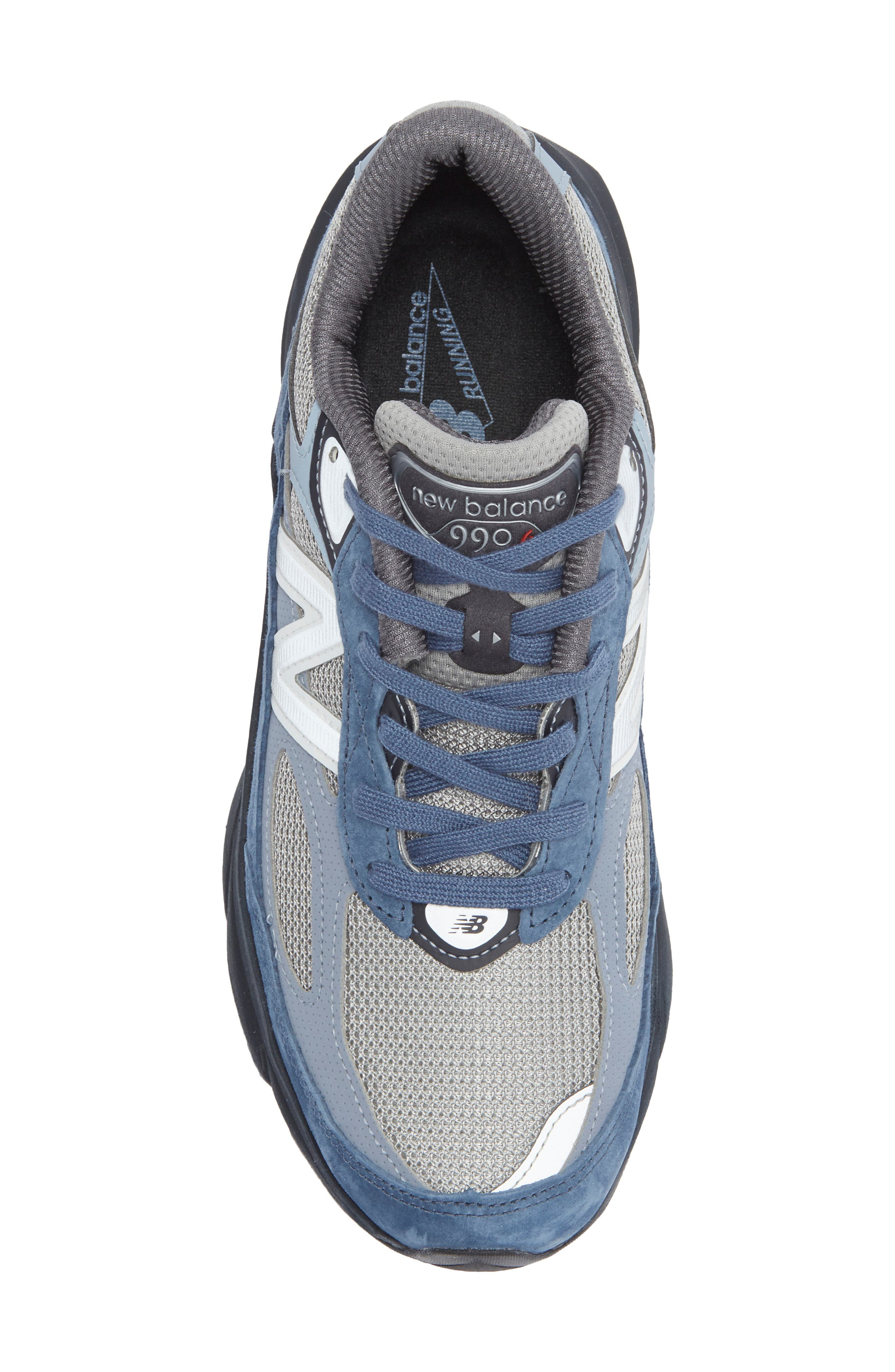 New Balance Made in USA 990 v6 Running Shoe in Vintage Indigo/Eclipse at Nordstrom - 5
