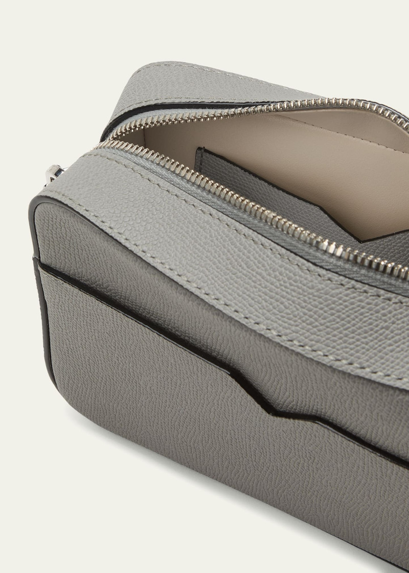 Men's Reporter Calfskin Crossbody Bag 4