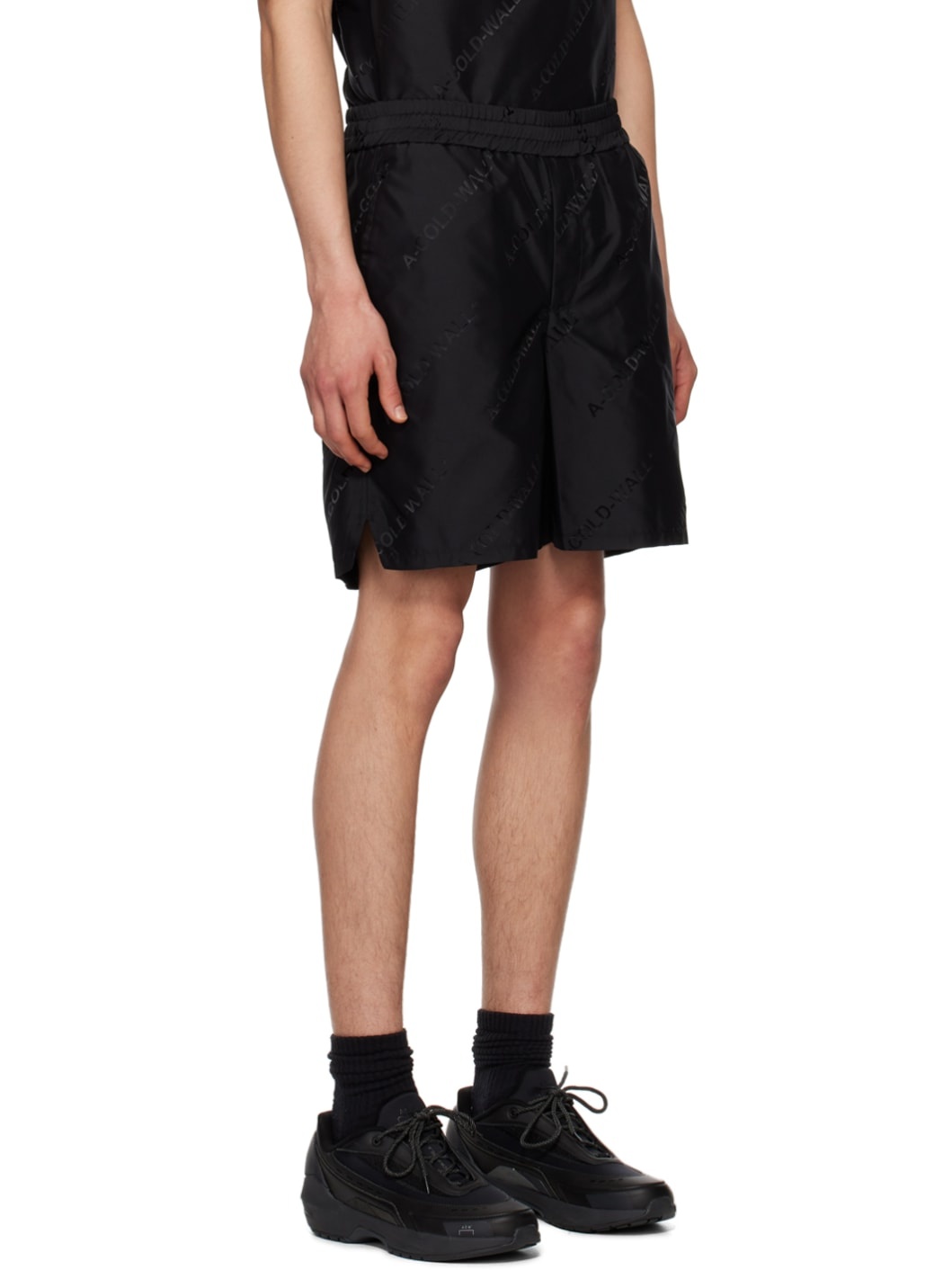 Black Three-Pocket Shorts - 2