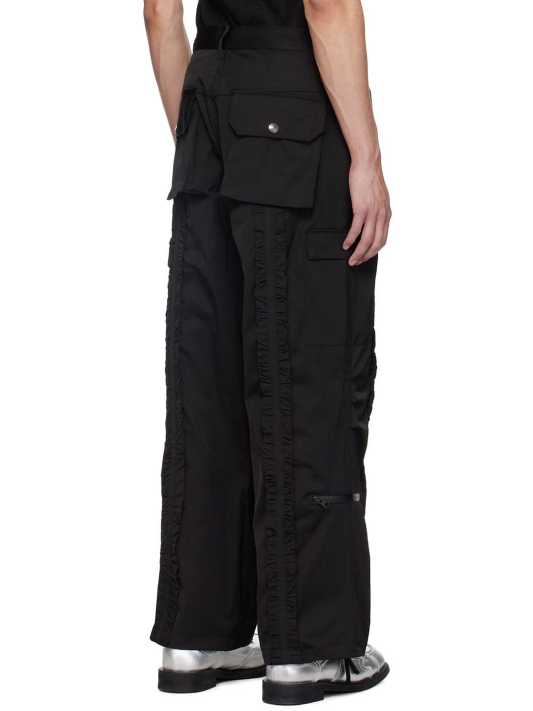 Black Kenley Cargo Pants - 3