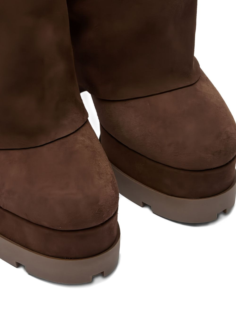 fold-over platform boots - 3