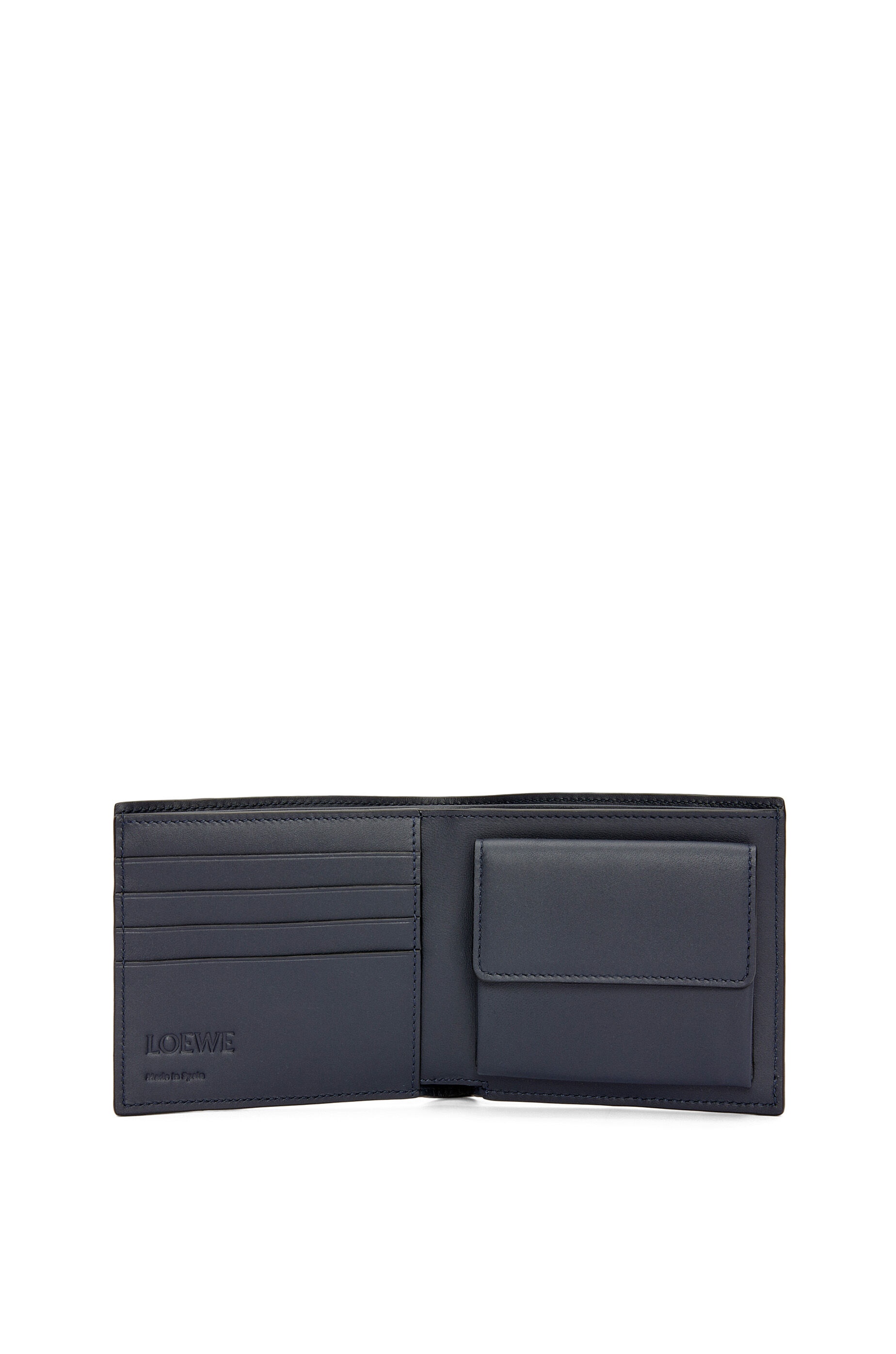 Puzzle bifold coin wallet in classic calfskin - 2