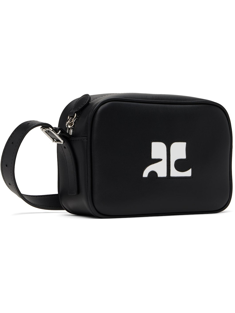 courrèges Black Reedition Leather Camera Bag outlook