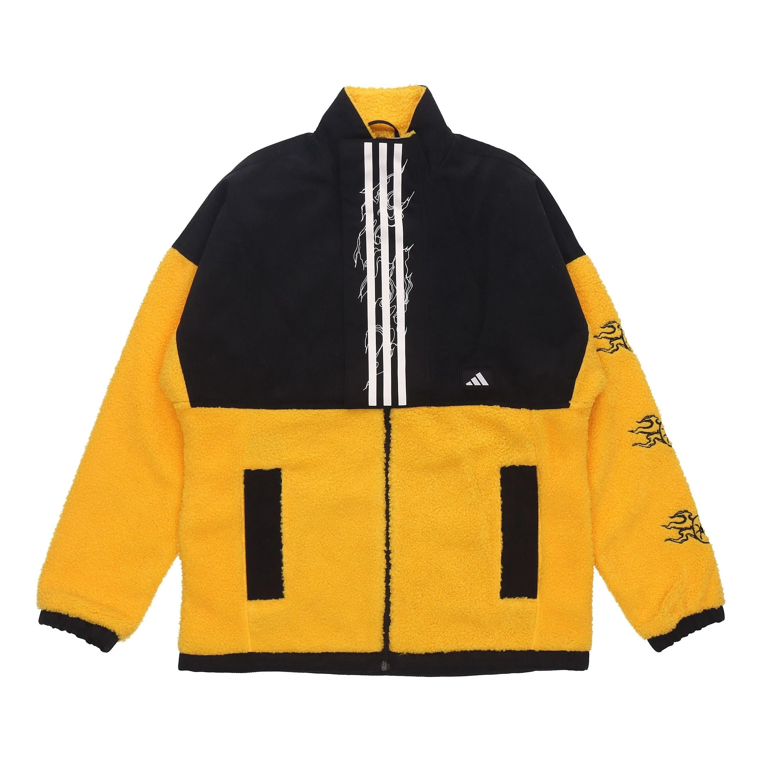 adidas Anti-Wind Jacket 'Black Yellow' GM4438 - 1