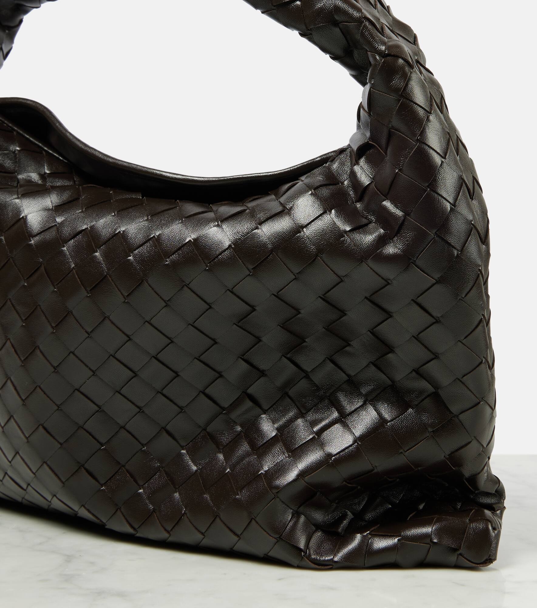 Hop Intrecciato Small leather shoulder bag - 6