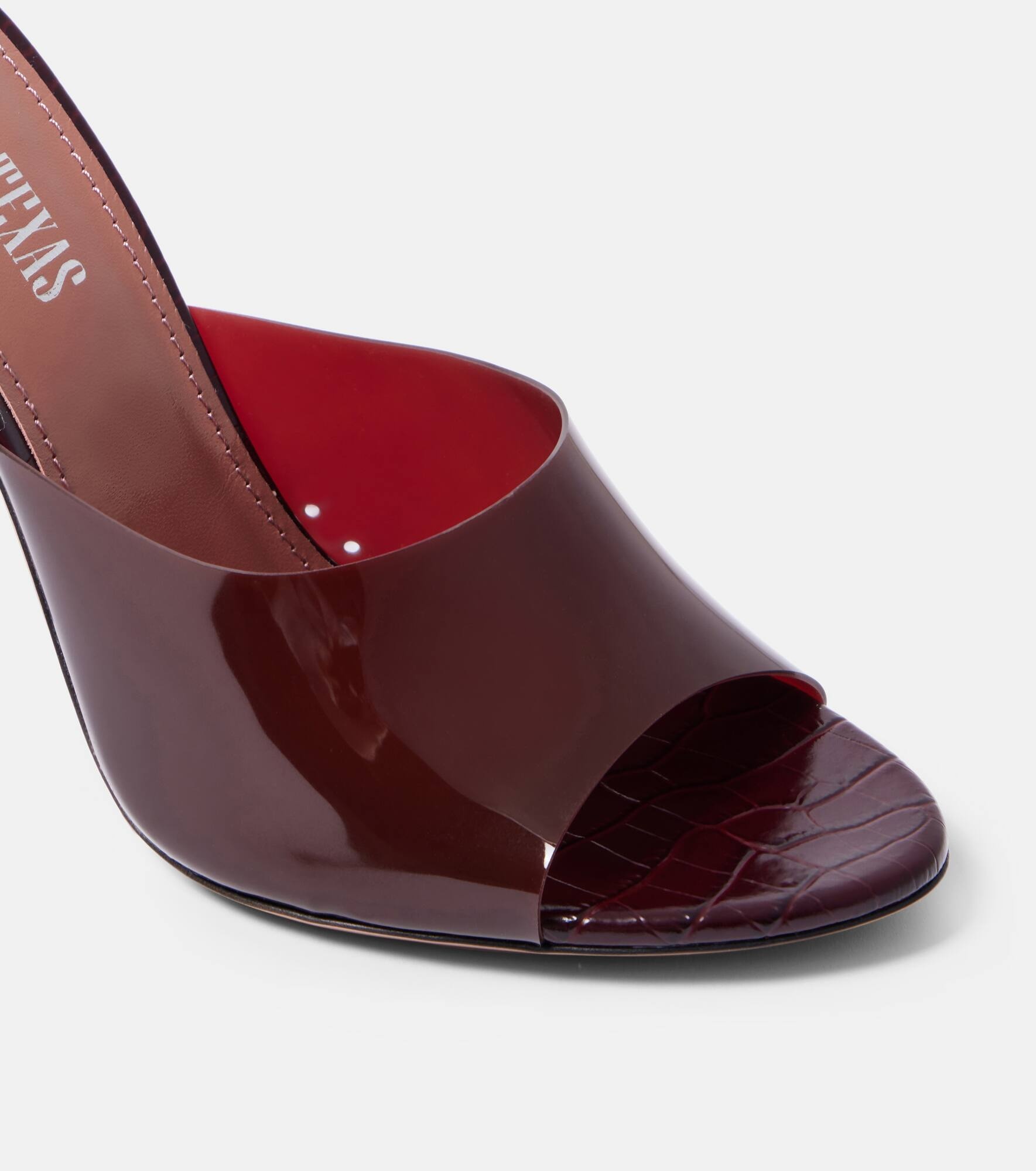 Jessica 105 PVC mules - 5