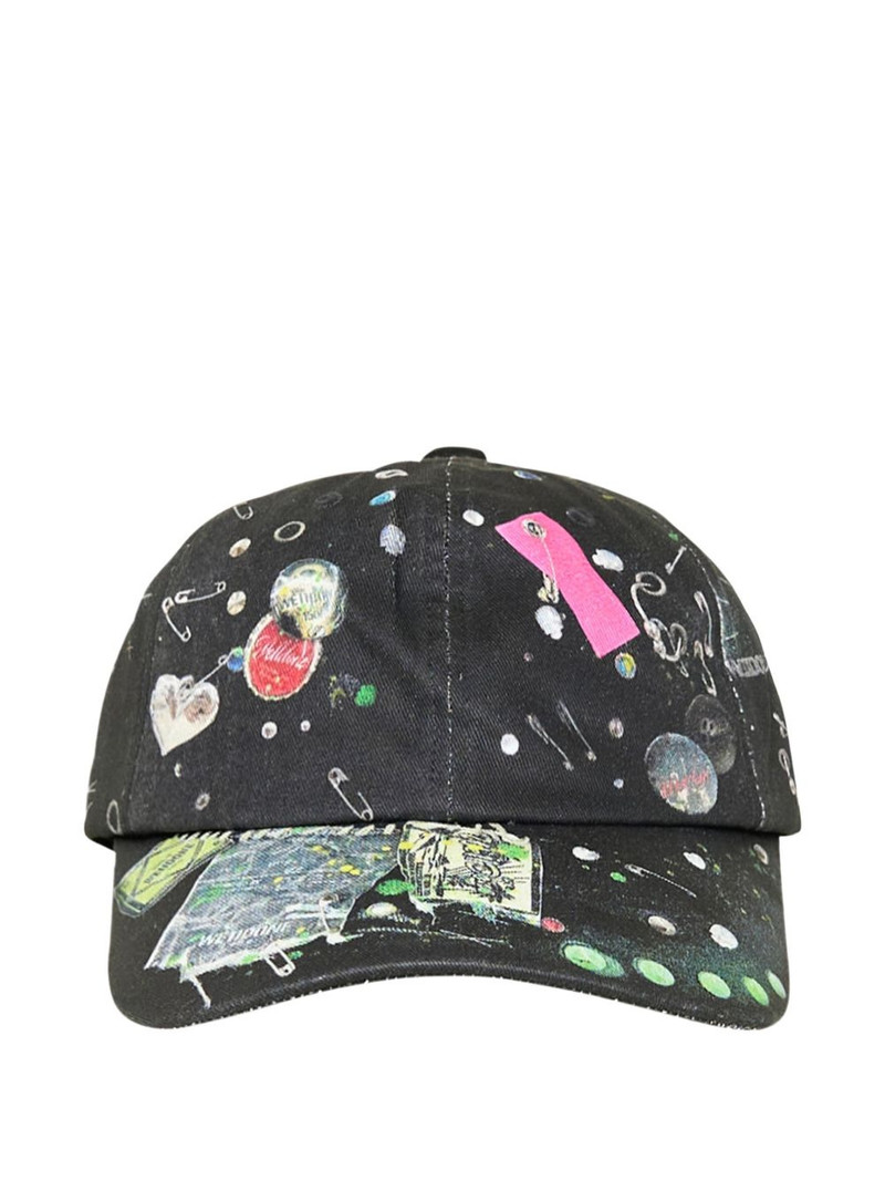Trompe-L'Oeil printed baseball cap 1
