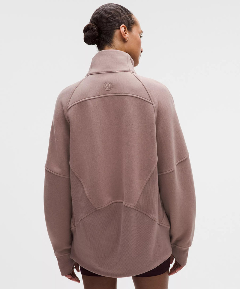Scuba Oversized Funnel-Neck Half Zip *Long 3