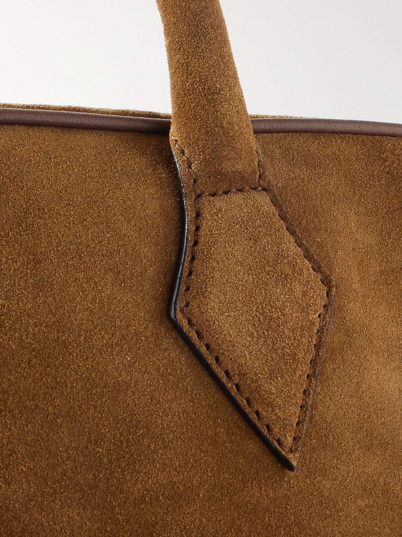 Closer Two Day Suede Holdall Tan - 4