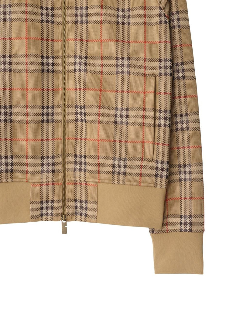 Burberry check track jacket outlook