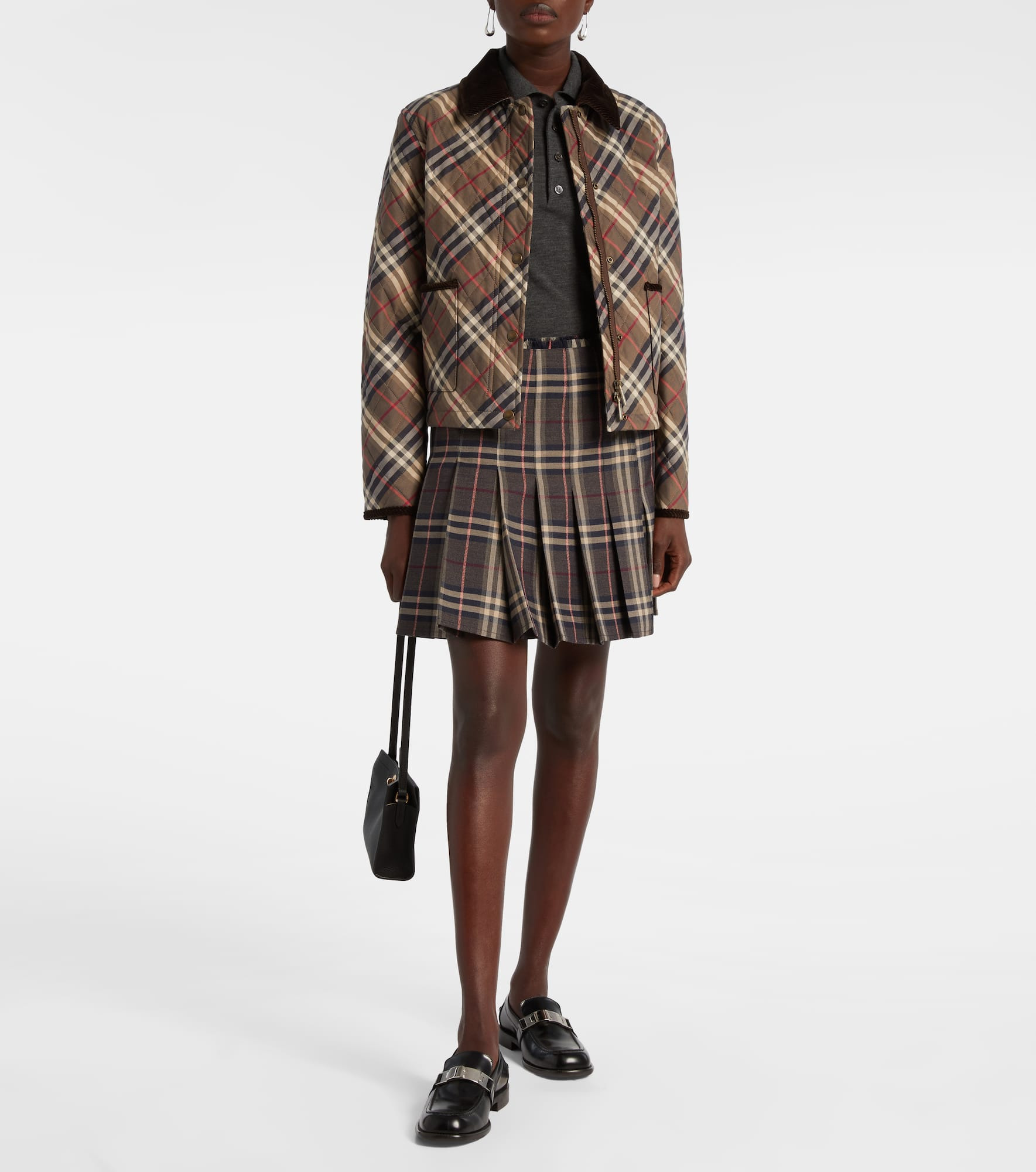 Burberry Check quilted cotton jacket - 2