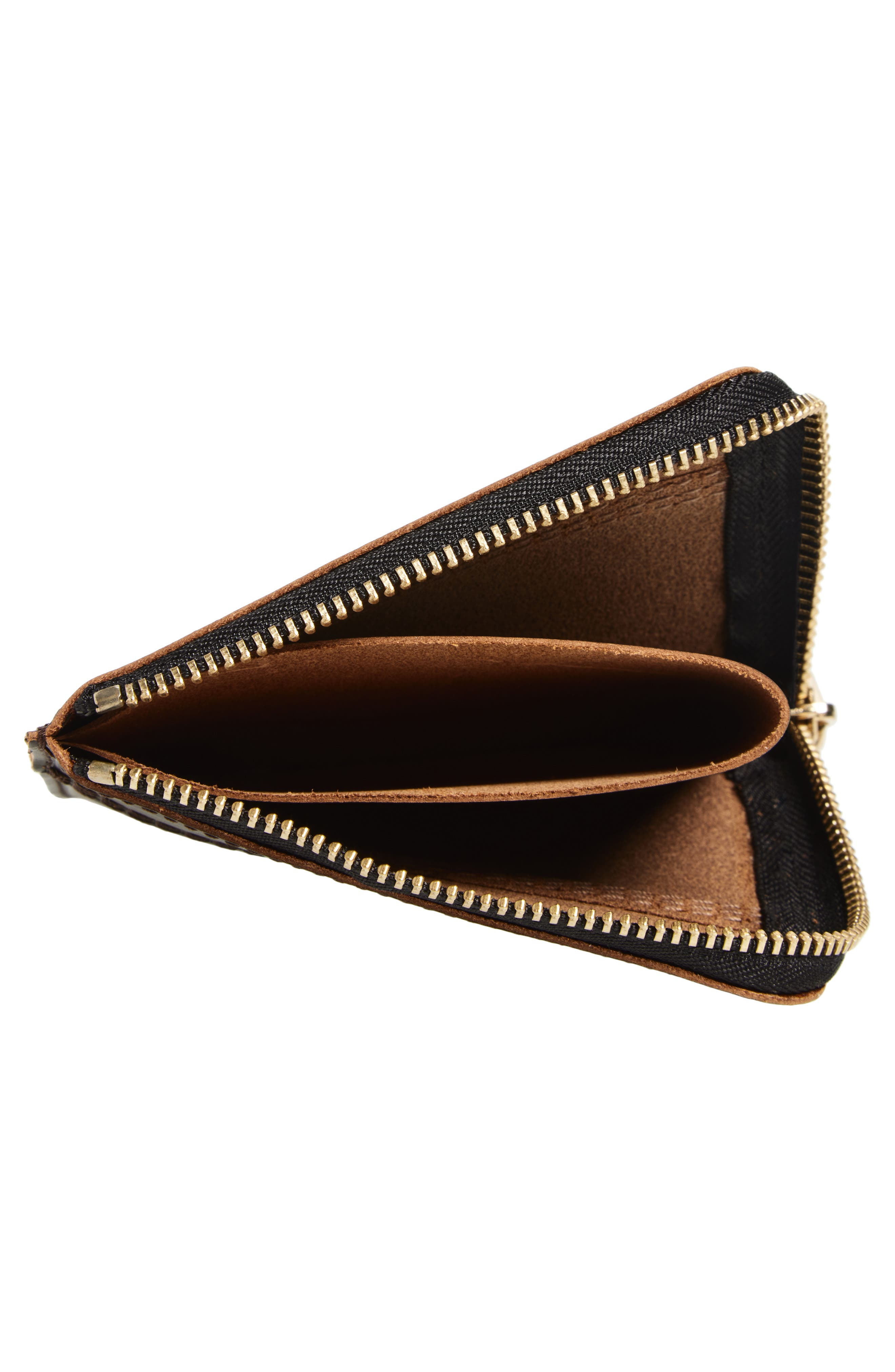 Comme des Garçons Wallets Triple Stitch Zip Pouch in Brown at Nordstrom - 2