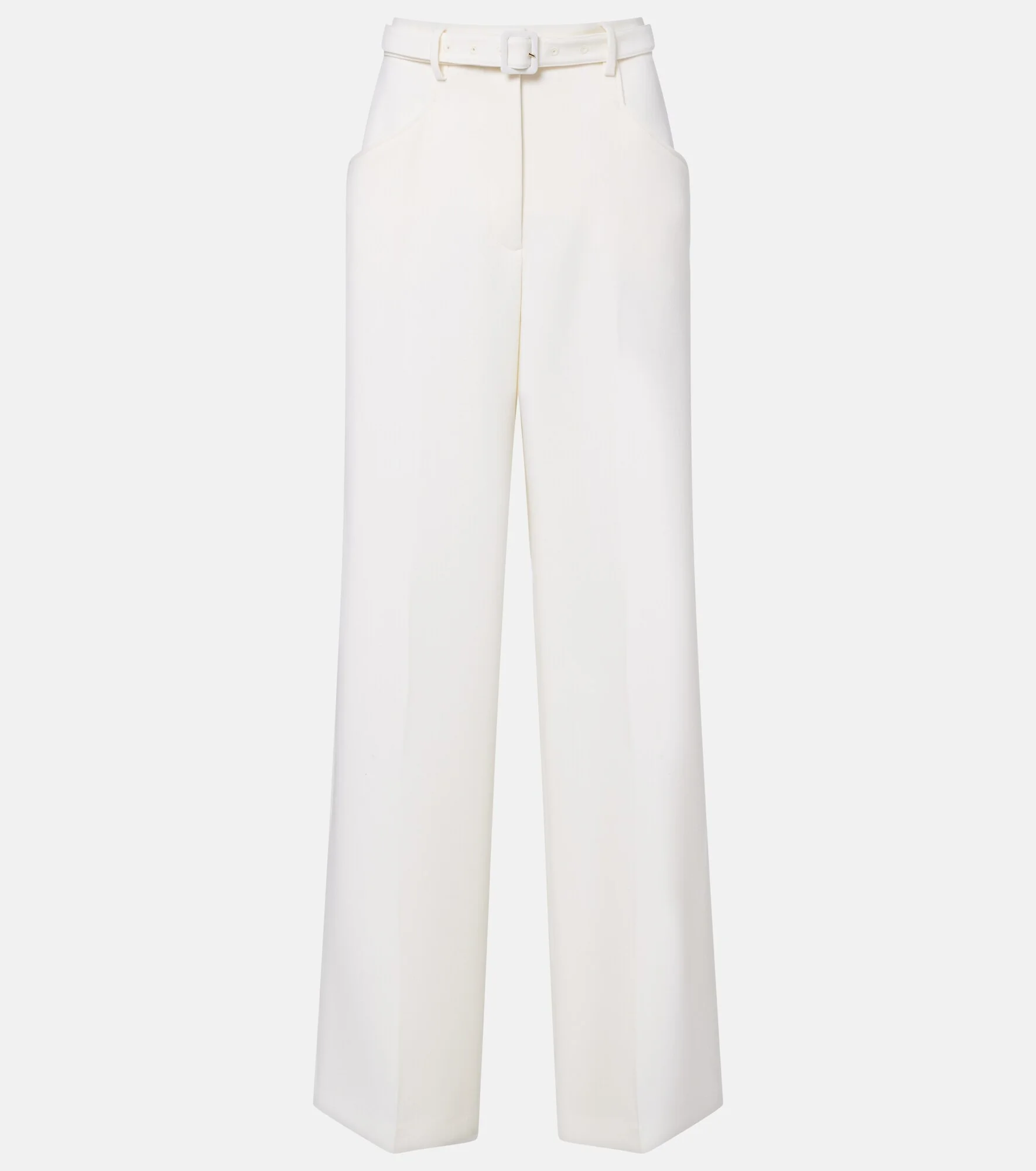 Norman virgin wool wide-leg pants - 1