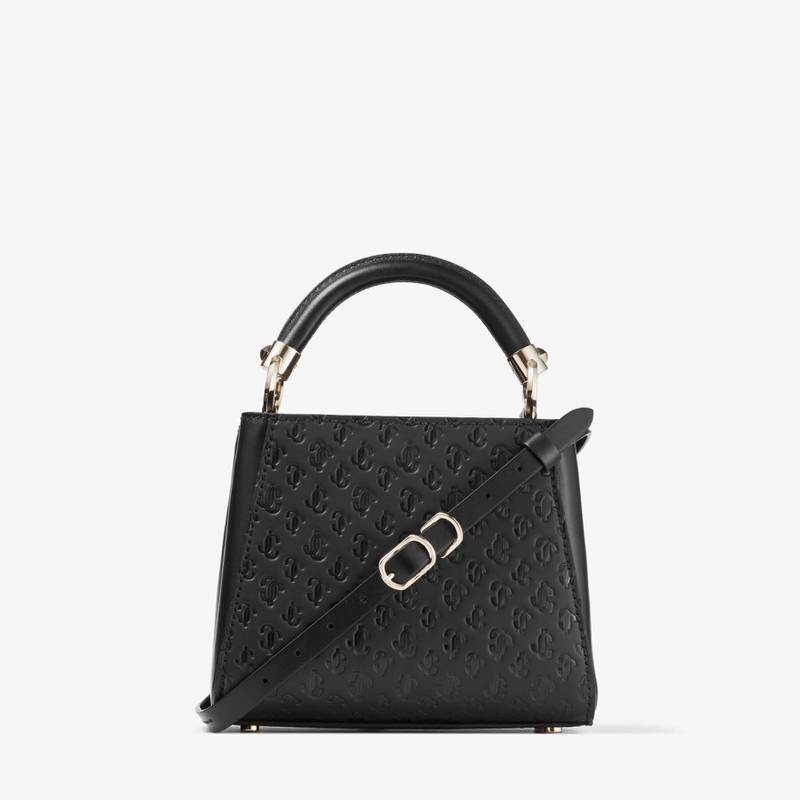 Varenne Top Handle Mini
Black JC Monogram-Print and Leather Top Handle Bag 7