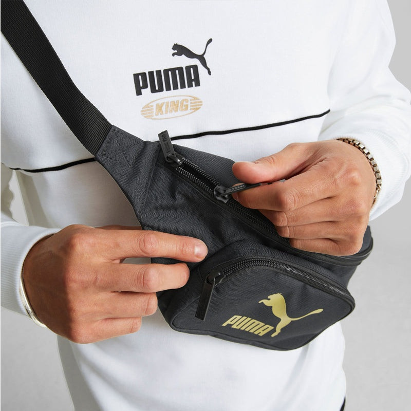 PUMA Classics Archive Waist Bag 'Black Gold' 07922601 3