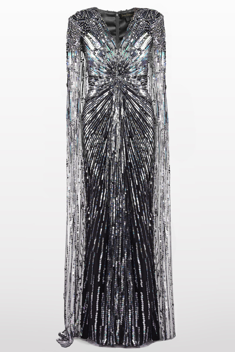sequin-embellished 모자 maxi 드레스 1