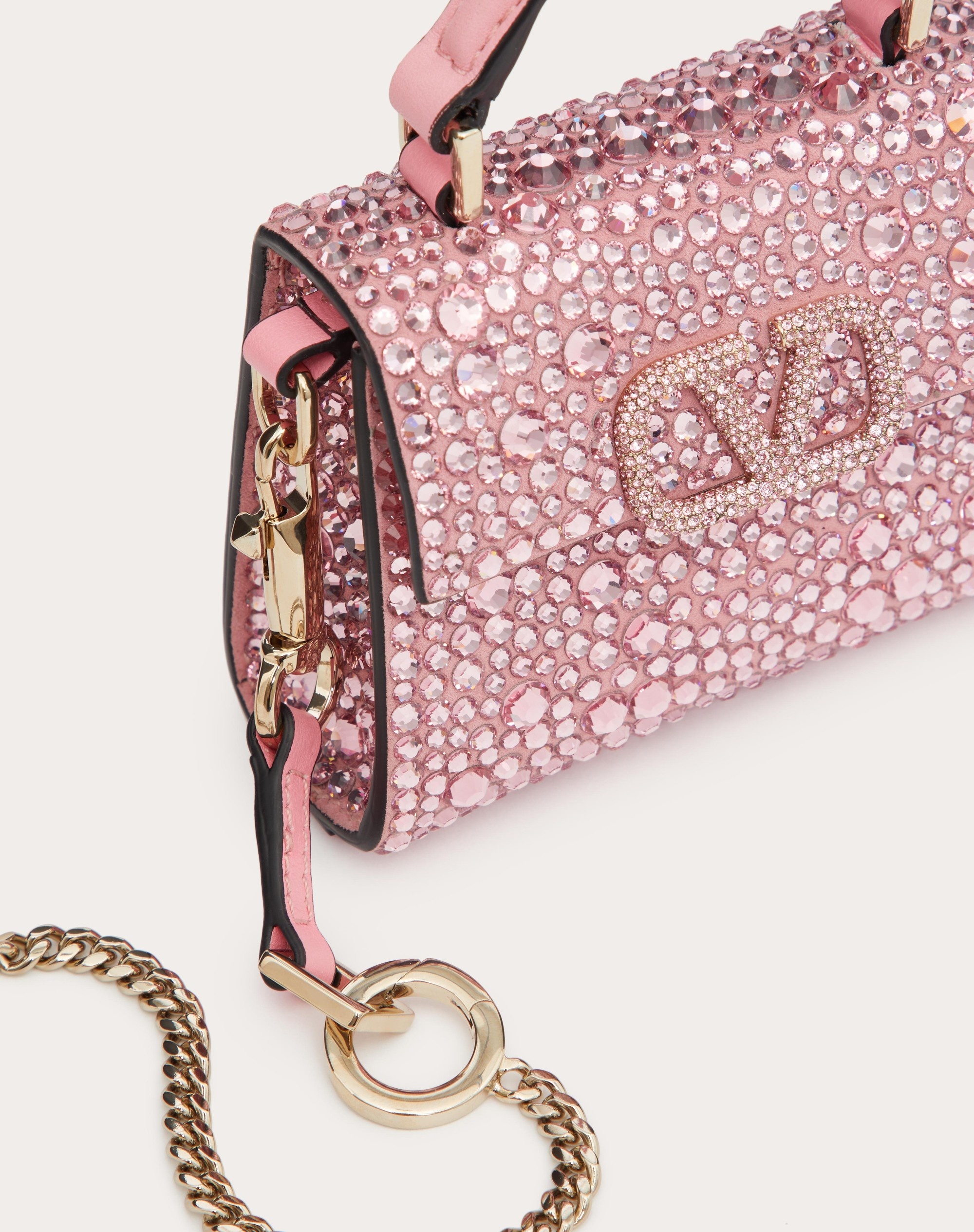 Valentino MICRO VSLING EMBROIDERED HANDBAG | REVERSIBLE