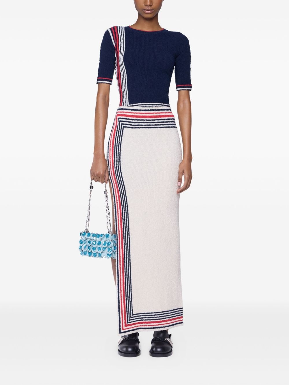 striped knitted skirt - 2