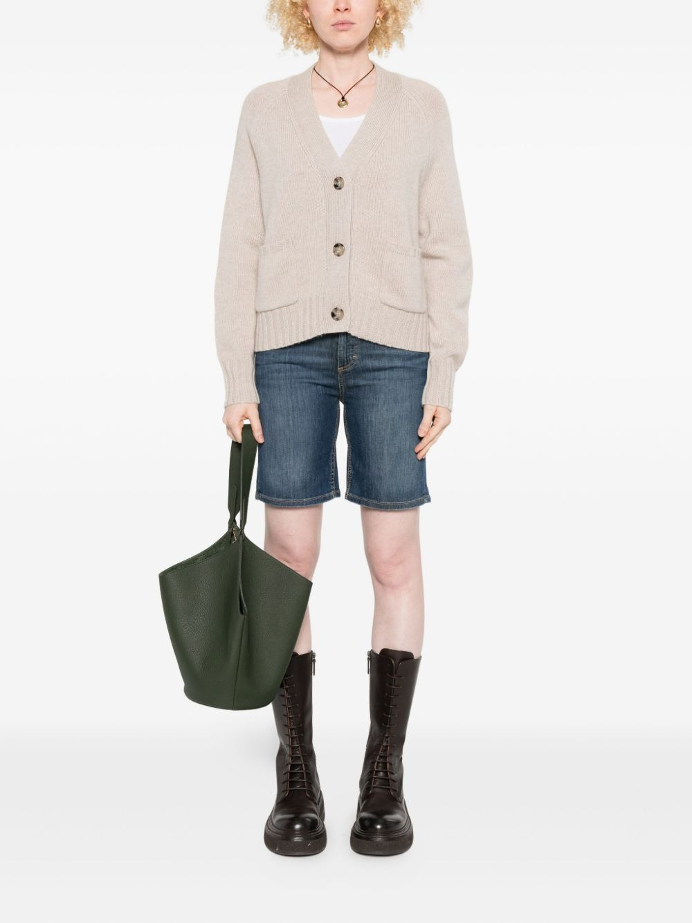buttoned patch-pocket cardigan - 2
