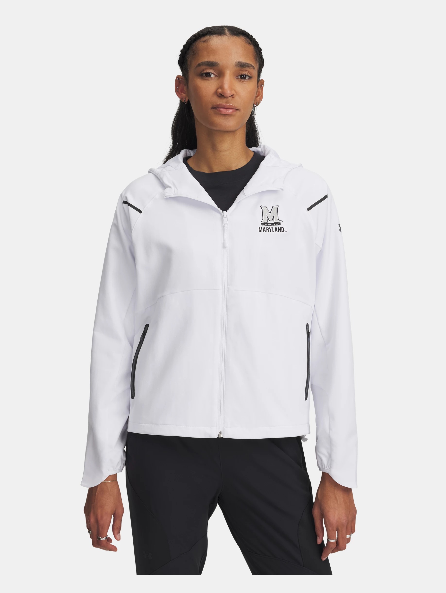 Women's UA Unstoppable Collegiate Hooded Jacket - 2