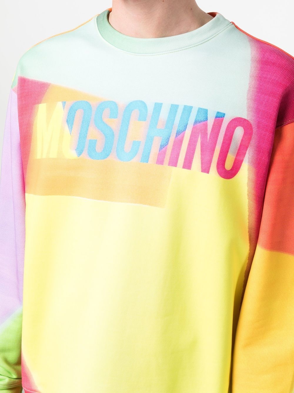 logo colour-block sweatshirt - 5