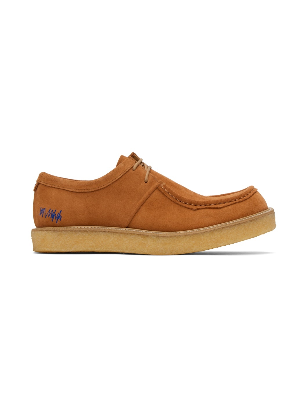Orange Lace-Up Oxfords - 1