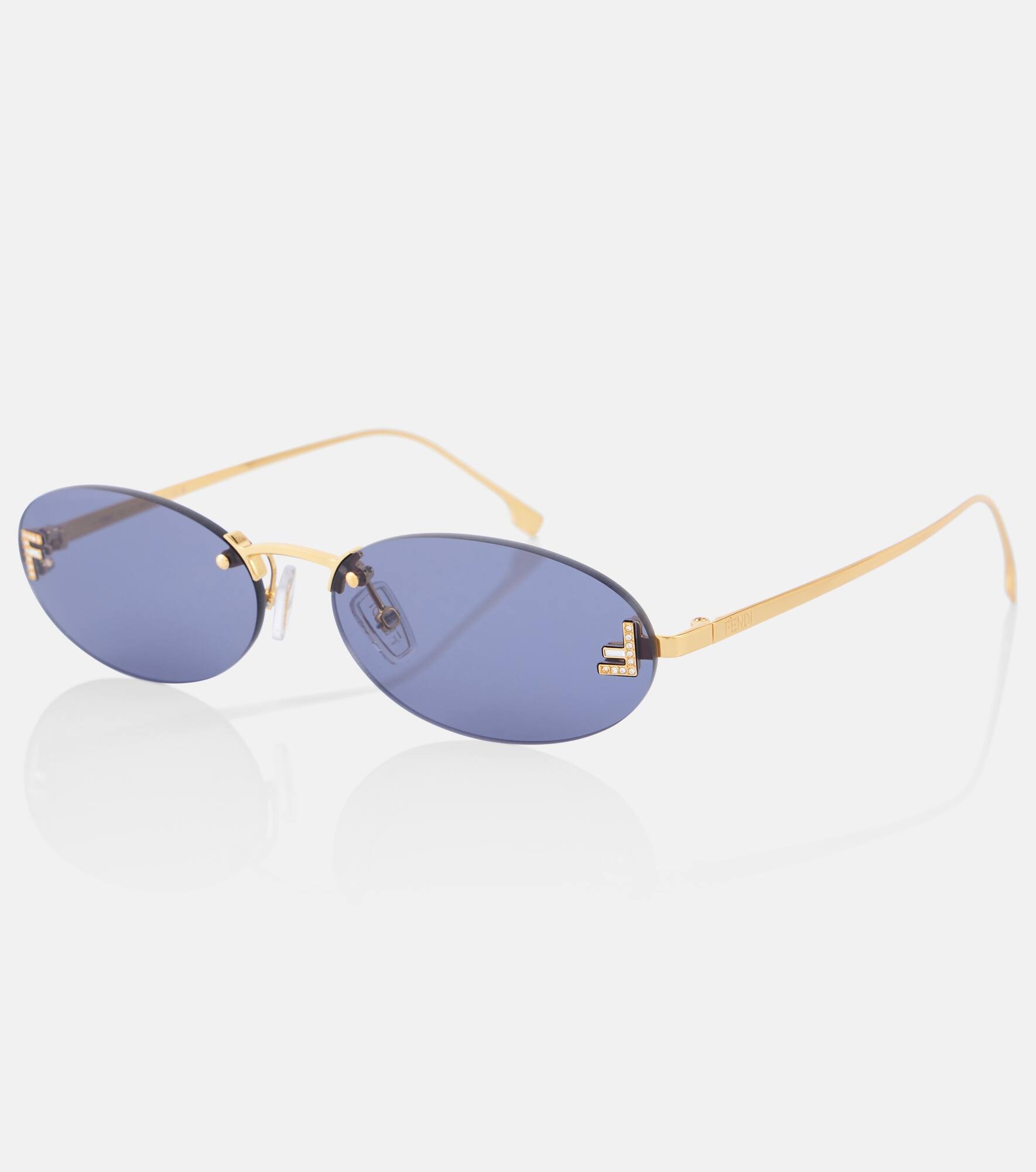 First Crystal embellished sunglasses - 4