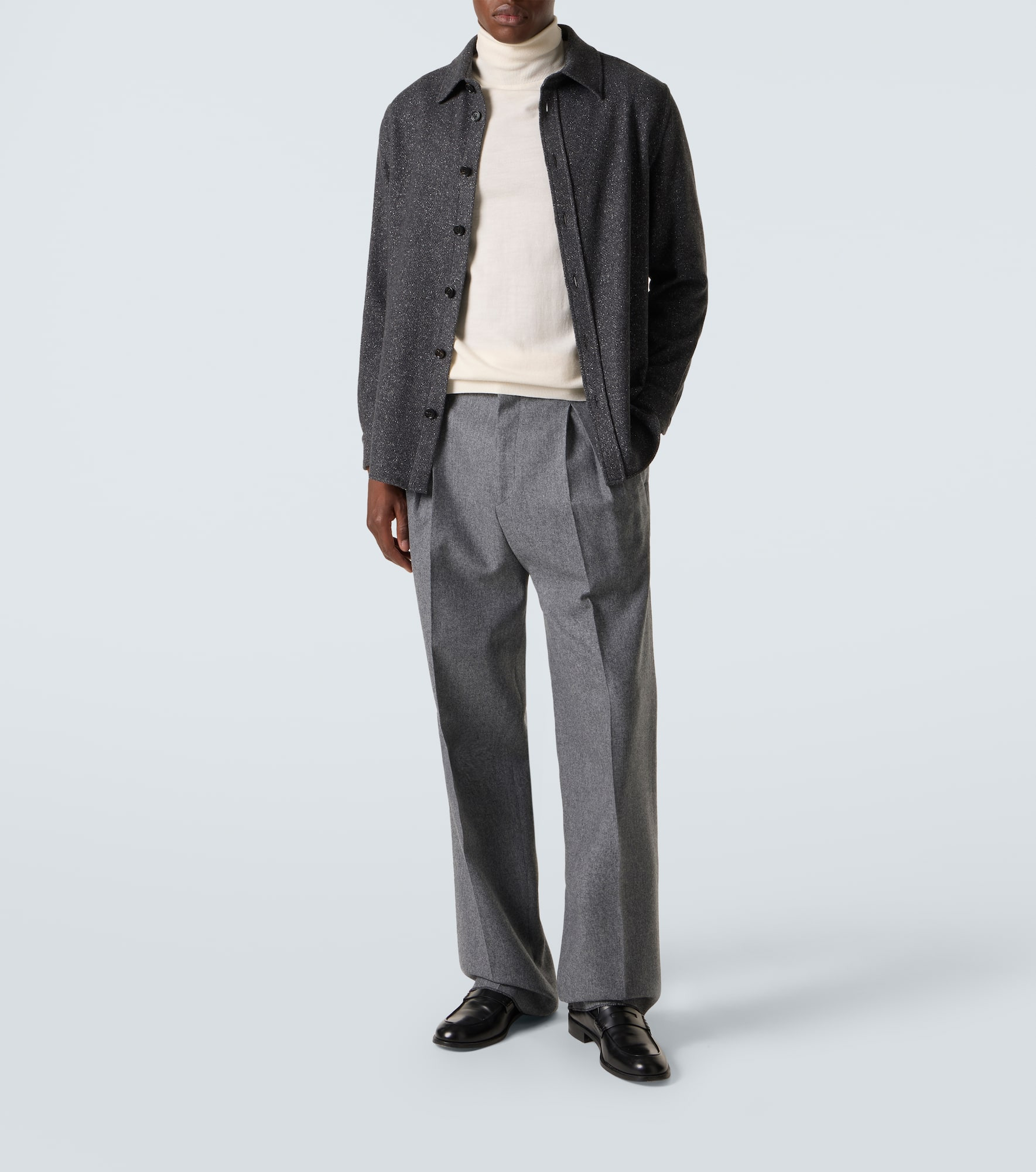 Cashmere and silk overshirt - 2