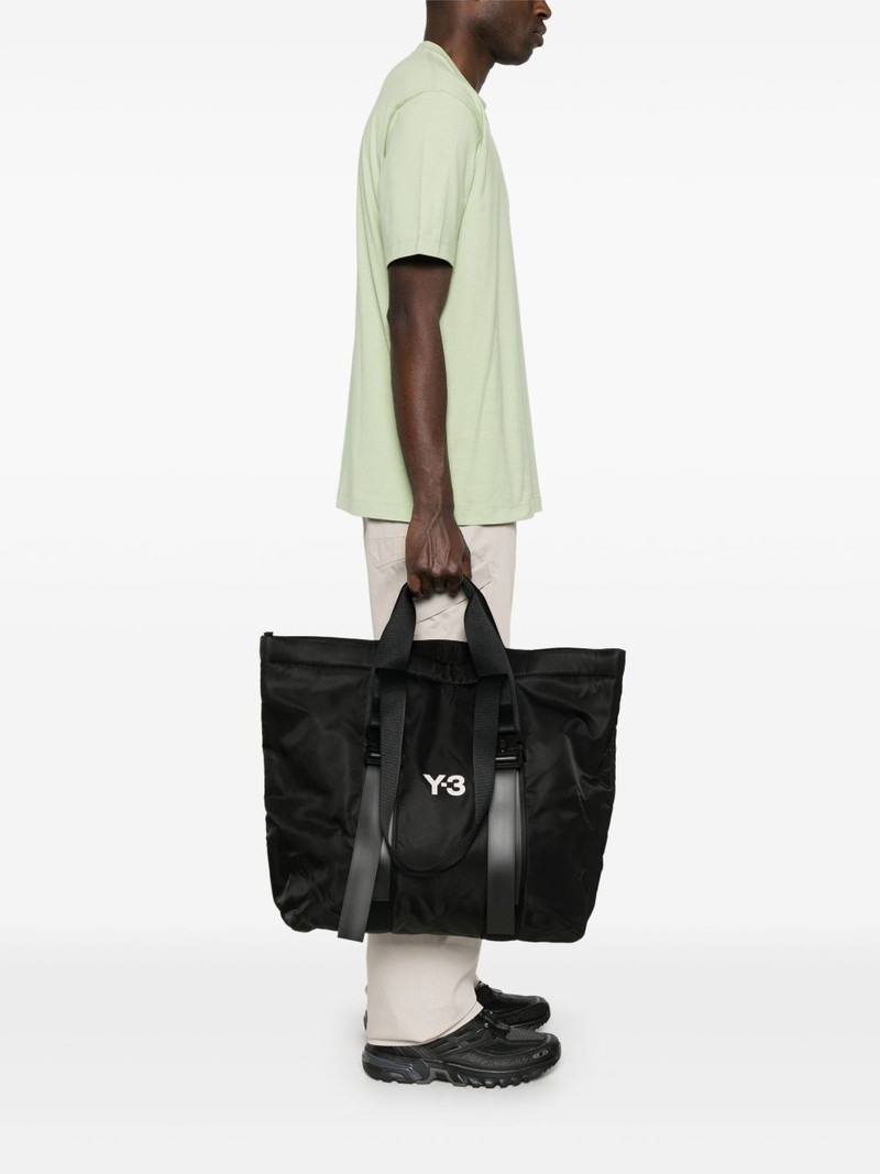 Y-3 logo-print tote bag outlook
