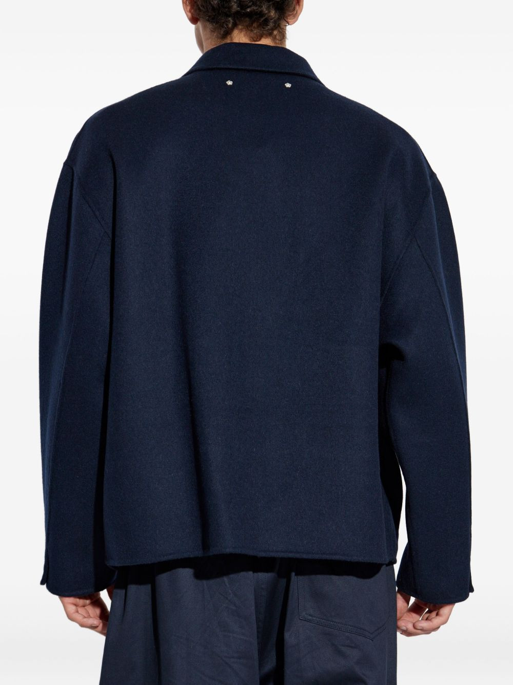 three-button patch-pocket cardigan - 4