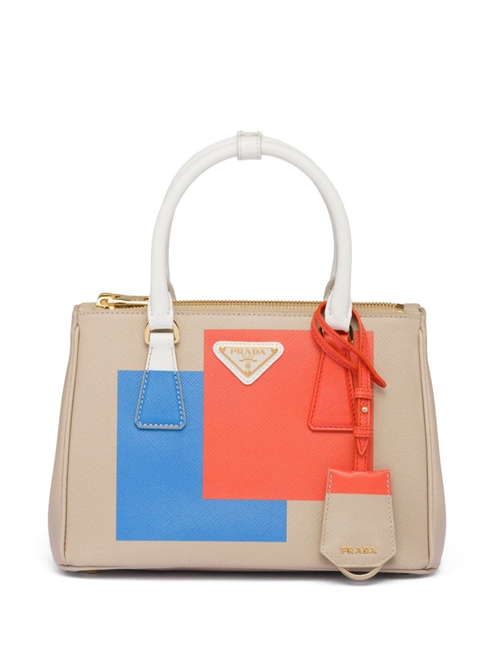 small Galleria Saffiano leather handbag - 1