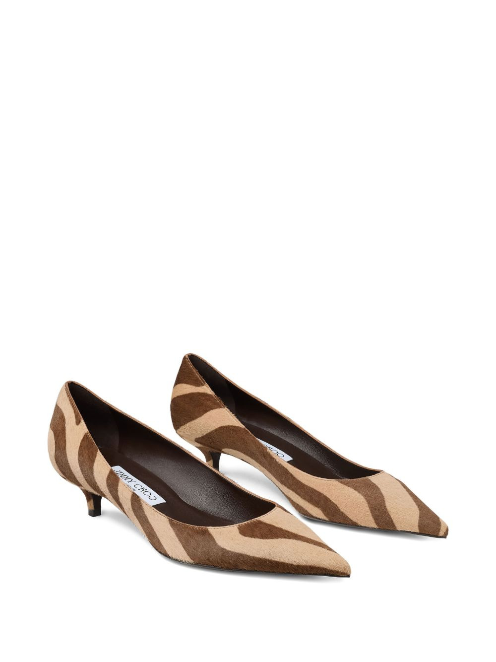 Amelia zebra-print pumps - 2