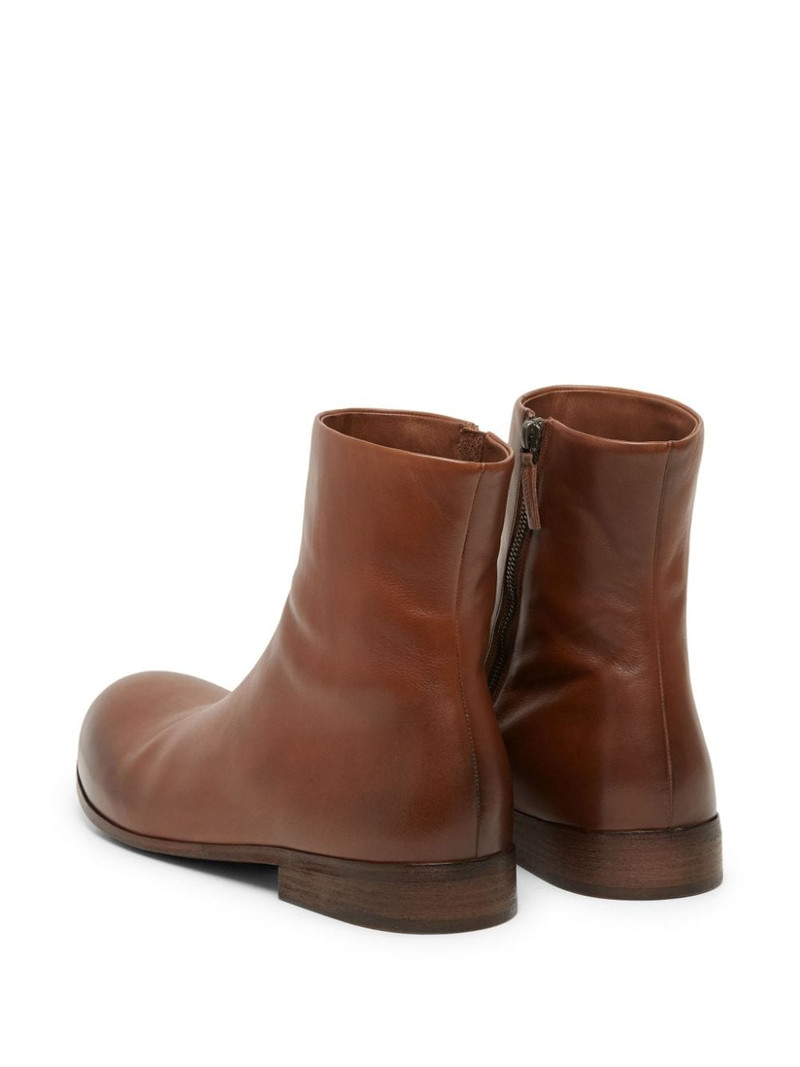 round-toe leather ankle boots 3