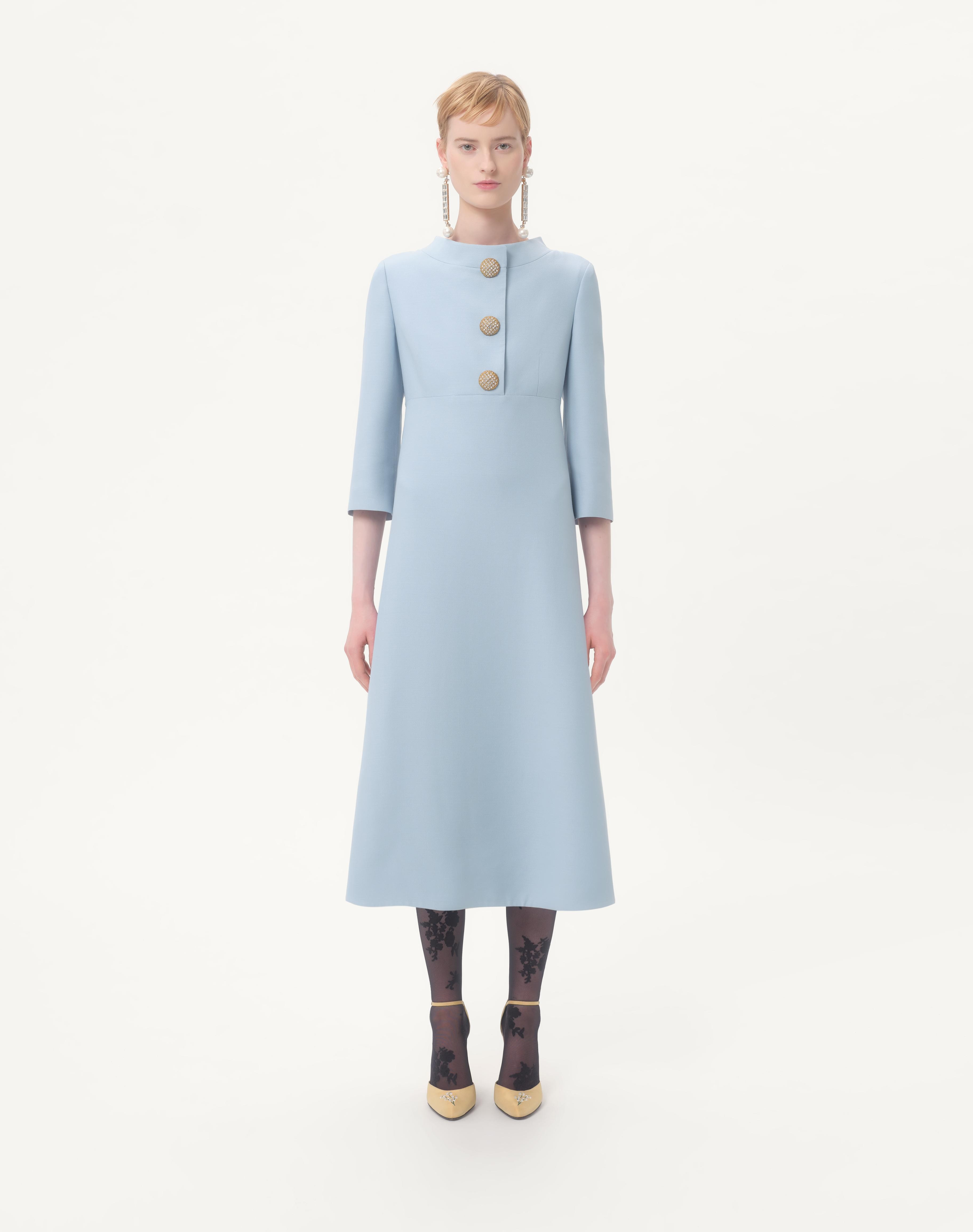 CREPE COUTURE MIDI DRESS - 5