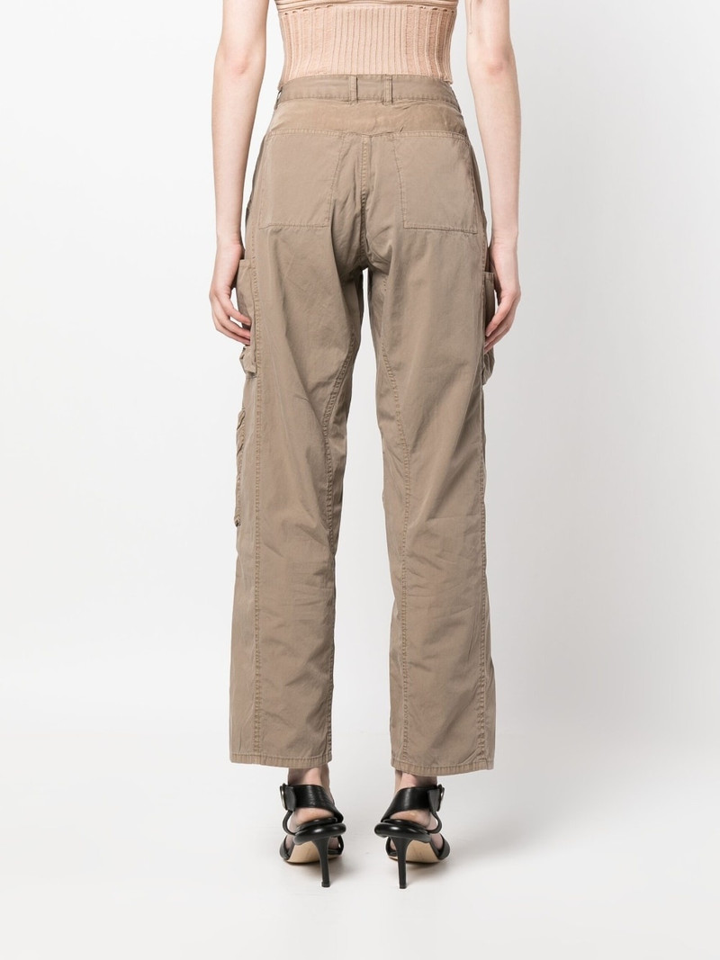 panel-detail straight-leg trousers 4